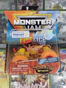 2019 Spin Master Monster Jam Monster Mutt Fire & Ice Special Edition Walmart HTF - Picture 1 of 7