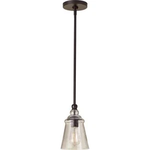 Feiss Urban Renewal 1 Light 6 inch Mini Pendant, Oil Rubbed Bronze, P1261ORB - Picture 1 of 1