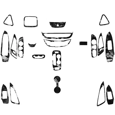 21x Kits completos de cubierta interior de fibra de carbono forjada para Chevrolet Malibu 16-24 Foto 1 de 4