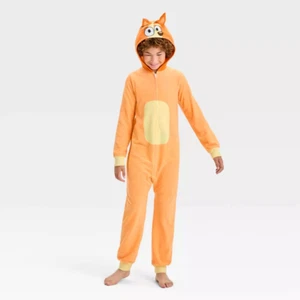 Bluey Bingo Union Suit One Piece Pajamas Kid Size 4-14 Dog Girl Disney Costume - Picture 1 of 7