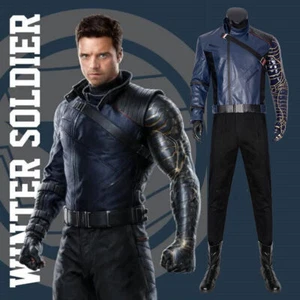 The Falcon and The Winter Soldier Bucky Barnes Winter Soldier Cosplay Costume  - Picture 1 of 37