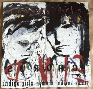 INDIGO GIRLS - Nomads Indians Saints (1990) Vinyl LP Record. NEAR MINT - Picture 1 of 8