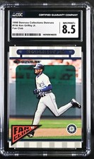 1998 Donruss Prized Collections Fan Club #156 Ken Griffey Jr  CGC 8.5