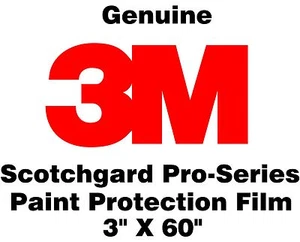 3M Scotchgard Pro Series Paint Protection Film Clear Bra Bulk Roll 3" x 60" - Picture 1 of 3