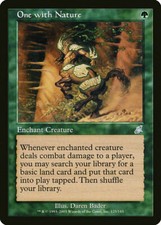 One with Nature x4 Scourge  MtG NM