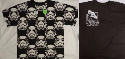 Star Wars Stormtroopers Stormtrooper Face All Over Glows In Dark T-Shirt - Image 1 of 3