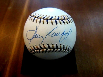 SANDY KOUFAX BROOKLYN DODGERS HOF SIGNED AUTO 2002 ALL-STAR OML BASEBALL JSA - Image 1 of 4