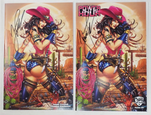 Power Hour 1 Comic Set  Signed W COA Limited 100  Dallas Fan Expo  Jamie Tyndall