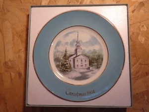 Avon Christmas Plate Series Second Edition "Country Church" 1974 - Picture 1 of 12