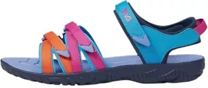 Sandalias Teva Tirra Niñas Azul Rosa Multi Talla 7 Niños Grandes Agua Senderismo Zapatos - Imagen 1 de 5