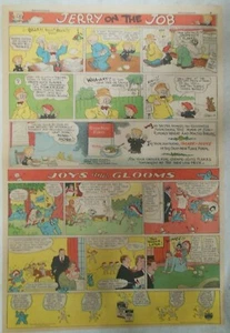 Post Cereal Ad: Jerry On The Job by Hoban ! from 1930's Size: 11 x 15 inches - Picture 1 of 1