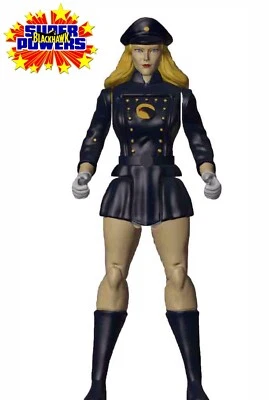 Figura Personalizada Super Powers Lady Blackhawk 3D - Kit Sin Pintar 2025 Foto 1 de 4