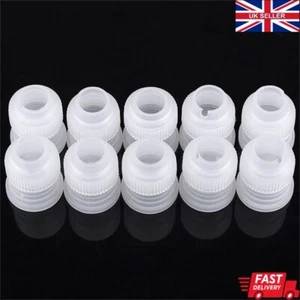 Glasur Rohrdüse Kupplung Adapter Konverter zum Dekorieren von Kuchen 3x 5x 10x 30x  - Bild 1 von 13