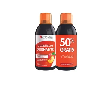TURBOSLIM DRENANTE 2X500ML SABOR MELOCOTON - Picture 1 of 1