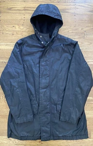 90s RL POLO Men’s PARKA Jacket,waxed Cotton.fleece Lined.medium - Picture 1 of 12