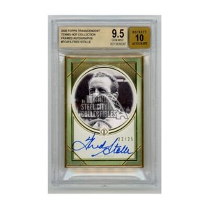 Fred Stolle 2020 Topps Transcendent Tennis Autograph Card /25 BGS 9.5 Auto 10
