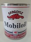 Mobiloil Gargoyle Motor Oil Can 1 qt. -  (Repo Metal Can Collectible )