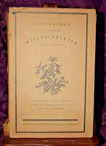 Pfirsichbluten Aus China von Hans Bethge 1923 deutsches Softcover Schutzumschlag - Bild 1 von 14