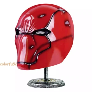 Batman Red Hood Cosplay Prop Resin Helmet Full Face Mask Halloween Party Gift - Picture 1 of 5