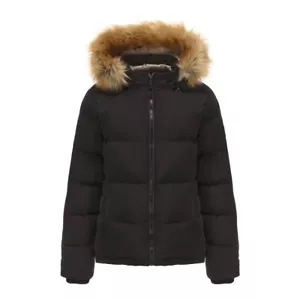 Abrigo Soulcal&Co 2 Cremallera Burbuja Mujer Negro Talla UK 10 (RefR17) - Imagen 1 de 2