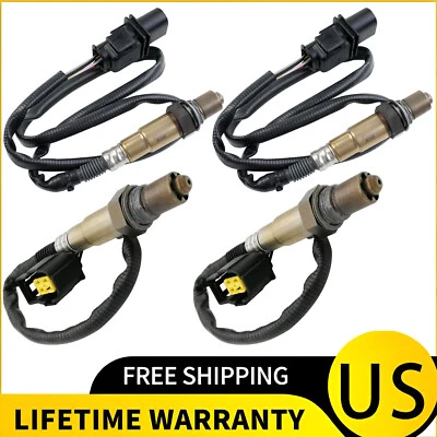 Sensor de oxígeno 4 piezas arriba+abajo para Mercedes-Benz E350 3,5 L 2006-09 E550 5,5 L 2007-09 Foto 1 de 4