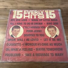 Everly Brothers 15 Hits 180g Vinyl Record 