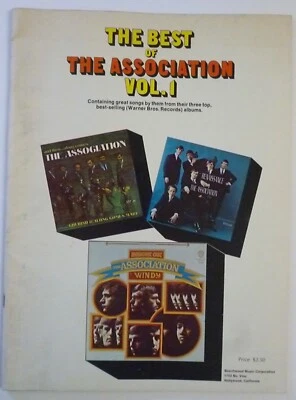 THE ASSOCIATION Songbook BEST Sheet Music Book 12 song CHERISH Enter The Young - Image 1 of 4