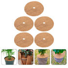 5pcs Coconut Palm Gasket Coir Tree Ring Mulch Pad Mats
