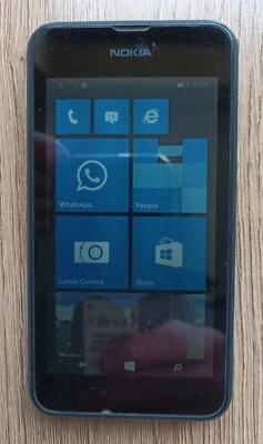 Nokia Lumia 530 4GB Dark Gray/Black Unlocked Microsoft Windows Smartphone RM-107 - Image 1 of 2