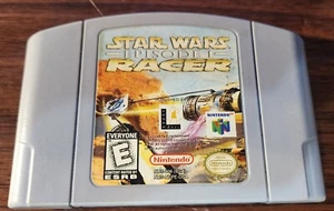 Star Wars Episodio 1 Pod Racer (N64 Nintendo 64) autentico - testato - Foto 1 di 4
