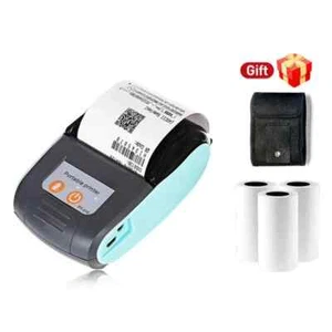 Mini Thermo Bondrucker Wireless Bluetooth Tragbarer Drucker mit 3 Rollen - Bild 1 von 6
