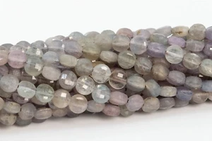 Bottone tondo piatto sfaccettato smeraldo zaffiro rubino 4 mm una vera perla naturale sciolta - Foto 1 di 4