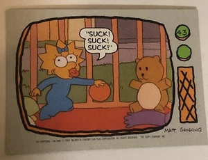 The Simpsons Trading Card 1990 #43 Maggie Simpson - Picture 1 of 2