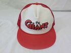 Vintage The Giant Red Trucker Snapback Hat
