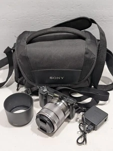 Sony Alpha a5000 Mirrorless Silver Digital Camera w 18-55mm OSS Lens 1K Shutter - Picture 1 of 15