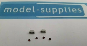 Corgi 224 Bentley Continental repro plastic rear light clusters & gems (pair) - Picture 1 of 2