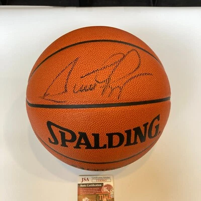 Scottie Pippen Signed Spalding Official NBA Game Basketball With JSA COA - Image 1 of 4