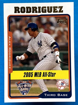 2005 Topps Updates & Highlights Alex Rodriguez #UH176 - Image 1 of 2