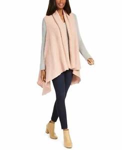 MARCUS ADLER Women's Cozy Plush Circle Vest - NWT - Blush ONE SIZE - Picture 1 of 1