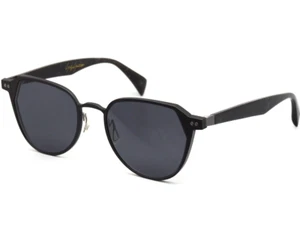 Occhiali da sole di design Yohji Yamamoto YY7041 002 BLACK Sunglasses 54/20/140 - Foto 1 di 9