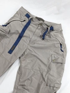 Vintage Abercrombie & Fitch Cargo Paratrooper Parachute Pants Size L 34 *FLAW - Picture 1 of 13