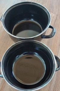 Musseltopf mit Deckel Edelstahl Original Aus Frankreich Neu 3 Stücke - Bild 1 von 6