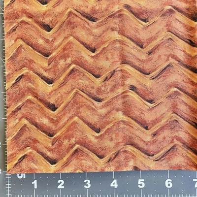 29"x44" - Earth Tracings Nancy Crow for Kent Avery Quilting Cotton Fabric - Image 1 of 4