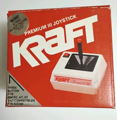 Joystick Kraft Premium III vintage en su embalaje original. Raro Foto 1 de 4