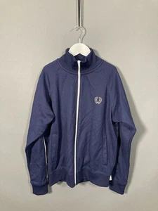FRED PERRY Track Top - Size Youth Large - Navy - Great Condition - Boy’s - Picture 1 of 6