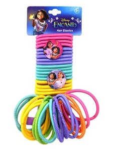 Girls Disney Encanto Hair Elastic Ponies Ties Madrigal Family 36 Pack - Picture 1 of 1