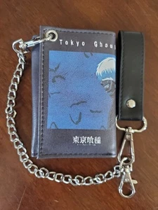 Tokyo Ghoul KEN KANEKI (Mask) Bats Trifold Chain Wallet - Cool Anime Accessories - Picture 1 of 4