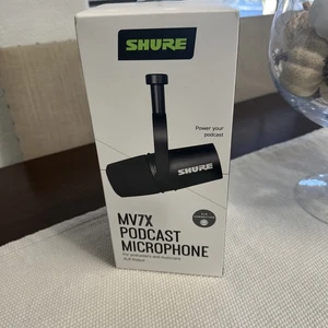 New  SHURE MV7X Mic Podcast for Podcasting Home Recording Gaming XLR Output  - Picture 1 of 10