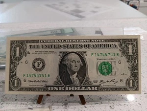 $1 2006 "RADAR NOTE" Crisp Unc. Top Quality - Picture 1 of 9
