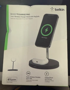 Belkin MagSafe 2-in-1 Wireless Charging Stand New - Picture 1 of 1